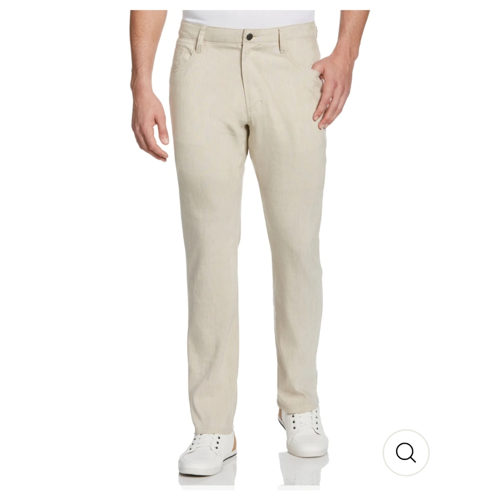 Cuba Vera Linen blend stretch 5 pocket pants NWT